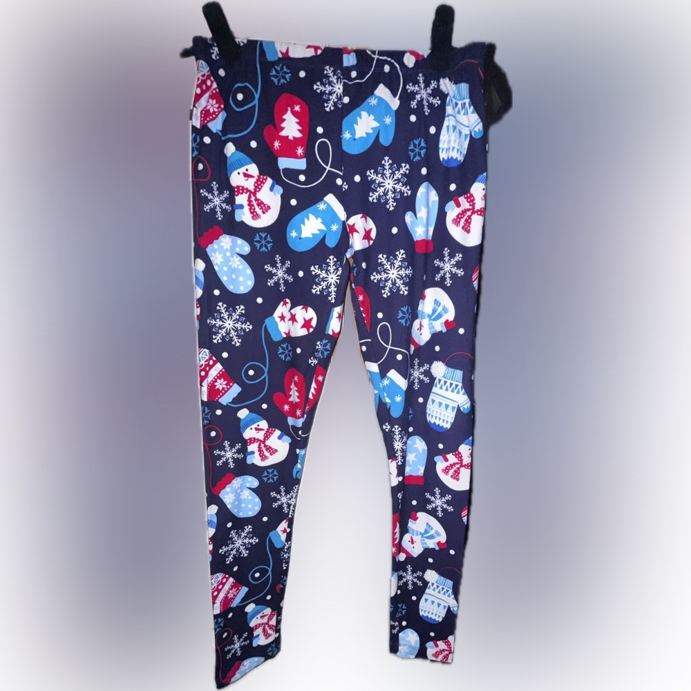 Women’s No Boundaries Snowflake and Mitten Print Leggings